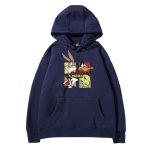画像3: Bugs Bunny & Looney Tunes Tweety hoodie sweatユニセックス 男女兼用バックスバニー＆ルーニー・テューンズ ボックス プリント スウェットパーカー (3)