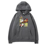 画像11: Bugs Bunny & Looney Tunes Tweety hoodie sweatユニセックス 男女兼用バックスバニー＆ルーニー・テューンズ ボックス プリント スウェットパーカー (11)