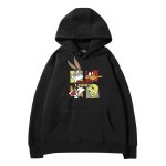 画像5: Bugs Bunny & Looney Tunes Tweety hoodie sweatユニセックス 男女兼用バックスバニー＆ルーニー・テューンズ ボックス プリント スウェットパーカー (5)
