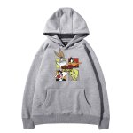 画像1: Bugs Bunny & Looney Tunes Tweety hoodie sweatユニセックス 男女兼用バックスバニー＆ルーニー・テューンズ ボックス プリント スウェットパーカー (1)