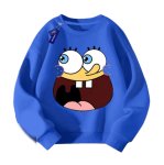 画像5: Unisex Spongebob Face Print  Round Neck Sweatshirt 男女兼用スポンジボブフェイスプリント スウェット プルオーバー トレーナー (5)
