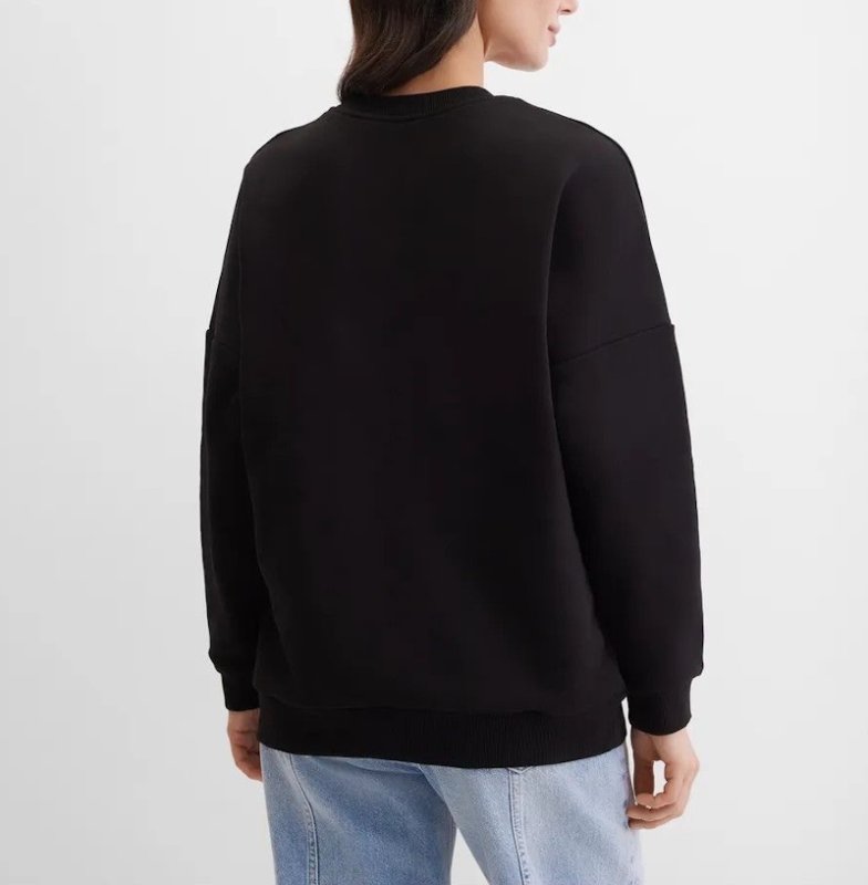 画像3: Unisex Kick Cat & Sunflower Print Round Neck Sweatshirt 男女兼用 キックキャット＆ひまわりプリントスウェット プルオーバー トレーナー (3)