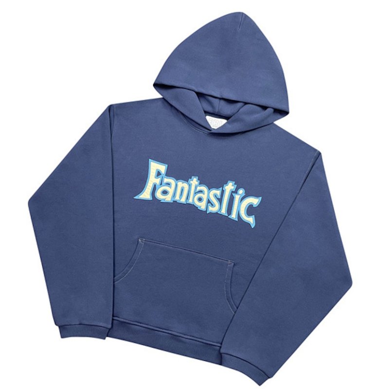 画像4: FANTASTIC logo vintage style hoodie sweatユニセックス 男女兼用FANTASTICプリントヴィンテージスタイル フーディスウェットパーカー (4)