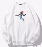 画像2: Unisex Basketball anime print crew neck sweatshirt　 男女兼用バスケットボールアニメプリント スウェット プルオーバー トレーナー (2)