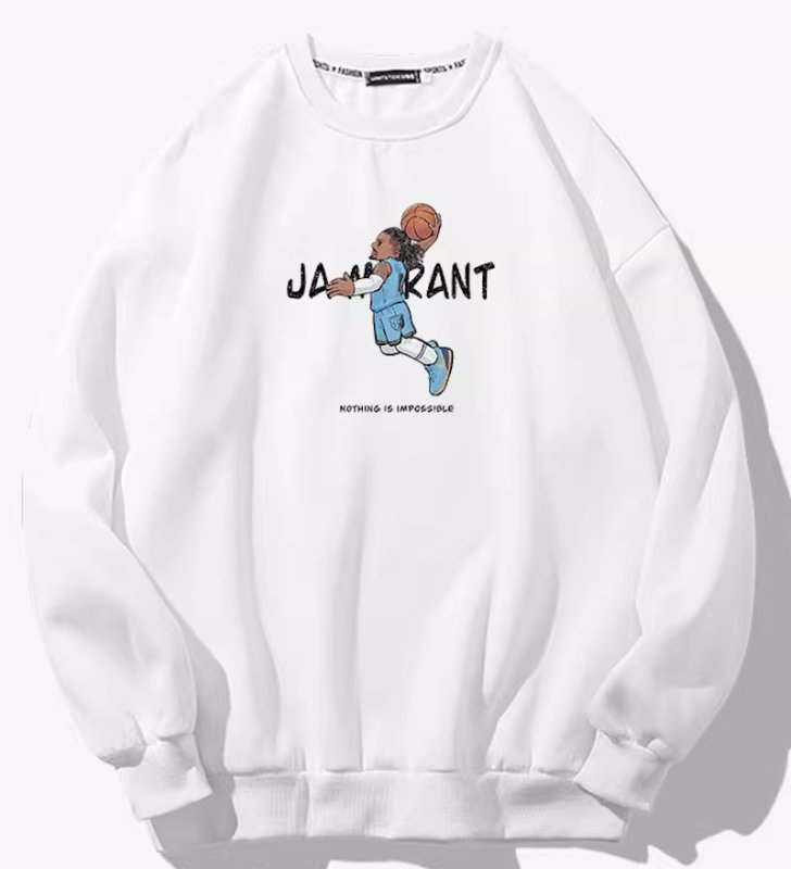 画像2: Unisex Basketball anime print crew neck sweatshirt　 男女兼用バスケットボールアニメプリント スウェット プルオーバー トレーナー (2)