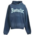 画像1: FANTASTIC logo vintage style hoodie sweatユニセックス 男女兼用FANTASTICプリントヴィンテージスタイル フーディスウェットパーカー (1)