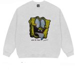 画像4: Unisex Spongebob Abstract Art Print Round Neck Sweatshirt 男女兼用スポンジボブアブストラクトアートプリント スウェット プルオーバー トレーナー (4)