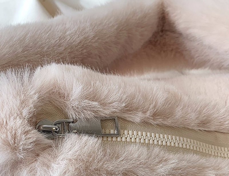 画像11: Eco-fur faux fur half moon hobo  tote shoulder bag　エコファーフェイクファーハーフムーンホーボートートショルダーバッグ (11)