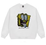 画像3: Unisex Spongebob Abstract Art Print Round Neck Sweatshirt 男女兼用スポンジボブアブストラクトアートプリント スウェット プルオーバー トレーナー (3)