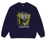 画像2: Unisex Spongebob Abstract Art Print Round Neck Sweatshirt 男女兼用スポンジボブアブストラクトアートプリント スウェット プルオーバー トレーナー (2)
