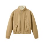 画像1: Men's Stand Collar Padded acket blouson ユニセックス男女兼用ジャケット ジャンパーコート (1)