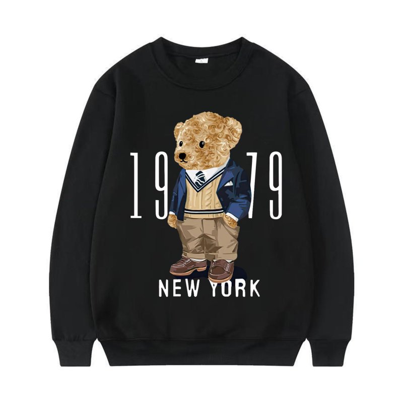 画像2: Unisex 1979 Traditional Bear Print Sweatshirt　 男女兼用1979トラディショナルクマプリントスウェットシャツ プルオーバー トレーナー (2)