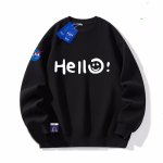 画像1: Unisex Hello Smile x Nasa Print crew neck Sweatshirt 　 男女兼用ハロースマイル×ナサNASAプリント スウェット プルオーバー トレーナー (1)