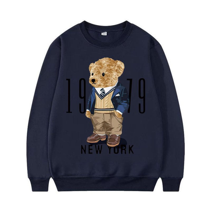 画像9: Unisex 1979 Traditional Bear Print Sweatshirt　 男女兼用1979トラディショナルクマプリントスウェットシャツ プルオーバー トレーナー (9)