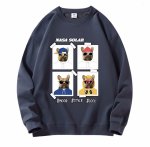 画像5: Unisex NASA SOLAR BOX HIP HOP DOG Print Sweatshirt　 男女兼用NASA SOLARボックスヒップホップドッグプリントスウェット プルオーバー トレーナー (5)