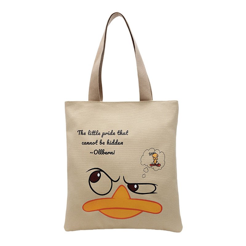 画像1: Tweety Canvas Tote Shoulder Bag　トゥイーティーキャンバストートショルダーバッグ (1)
