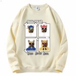 画像4: Unisex NASA SOLAR BOX HIP HOP DOG Print Sweatshirt　 男女兼用NASA SOLARボックスヒップホップドッグプリントスウェット プルオーバー トレーナー (4)