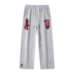 画像10: Men& Women basketball team Chicago Bulls Pants バスケットボール チームプリント スウェットパンツセット シカゴブルズ　 (10)