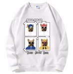 画像3: Unisex NASA SOLAR BOX HIP HOP DOG Print Sweatshirt　 男女兼用NASA SOLARボックスヒップホップドッグプリントスウェット プルオーバー トレーナー (3)