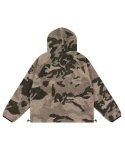 画像4: Camouflage lamb wool fleece half zip jacket blouson ユニセックス 男女兼用 迷彩 フリース ハーフジップジャケット ボンバー ブルゾン (4)