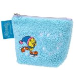 画像1: Looney Tunes Fluffy Pouch Cosmetic Pouch,Accessory Case ルーニーチューンモコモコポーチ化粧ポーチ小物入れ (1)