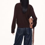 画像5: Woman'sTom & Jerry & Jerry&Smile  Braided Crew Neck Sweater Knit　 トム&ジェリー ジェリー＆スマイル&編み込み 丸首セーター　ニット  (5)