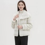 画像2: Women's Eco Fut coat jacket フェイク ファー モコモコ ハーフコート ジャケット (2)