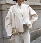 画像6: Women's Slimming short jacket coat 　スリミングショート丈コート ジャケット (6)