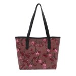 画像5: Cherry print leather tote shoulder bag チェリープリントレザートートショルダーバック (5)