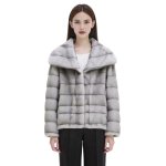 画像1: Women's Eco Fut coat jacket フェイク ファー モコモコ ハーフコート ジャケット (1)