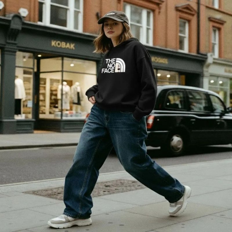 画像17: THE NO FACE x NASA logo printing hoodie sweater  ユニセックス 男女兼用NASA ナサ×THE NO FACEプリントラウンドネックスウェットパーカートレーナー (17)