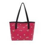 画像2: Cherry print leather tote shoulder bag チェリープリントレザートートショルダーバック (2)