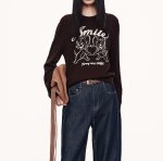 画像4: Woman'sTom & Jerry & Jerry&Smile  Braided Crew Neck Sweater Knit　 トム&ジェリー ジェリー＆スマイル&編み込み 丸首セーター　ニット  (4)