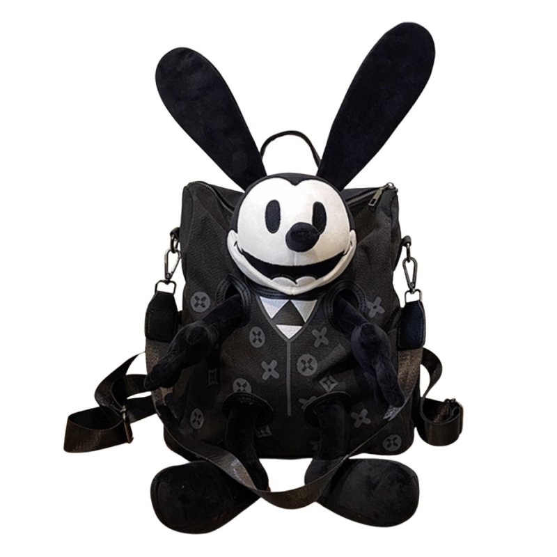 画像1: Unisex Oswald the Lucky Rabbit Tote Shoulder Backpack Bag　ユニセックス　男女兼用オズワルド・ザ・ラッキー・ラビット トートショルダー　バックパックバッグ ぬいぐるみバッグ (1)