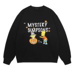 画像2: Unisex The Simpsons x Pumpkin Brushed Print Sweatshirt　 男女兼用シンプソン×かぼちゃパンプキンプリント起毛スウェット プルオーバー トレーナー (2)