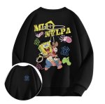 画像3: Unisex Spongebob x NY  Print Sweatshirt　 男女兼用スポンジボブ×NYプリントスウェット プルオーバー トレーナー (3)