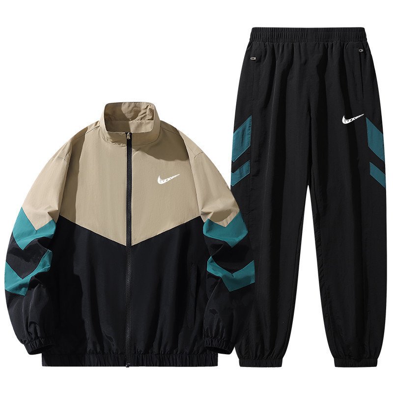 画像2: 26 Unisex ‎Colorful Not Swoosh logo Nylon Set up Matching Set Jacket + Pant ユニセックス 男女兼用 カラフル ノット スウォッシュロゴ マッチングセット ナイロン セットアップ 上下 (2)