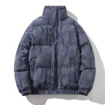 画像2: Corduroy Logo Baseball blouson stadium jumper jacket men and women ユニセックス 男女兼用 コーデュロイ スタジャン ジャケット コート (2)