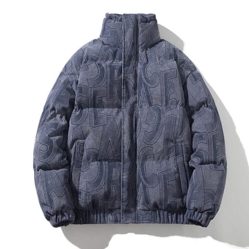 画像2: Corduroy Logo Baseball blouson stadium jumper jacket men and women ユニセックス 男女兼用 コーデュロイ スタジャン ジャケット コート (2)