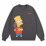 画像4: Unisex Confession Bart Simpson Print Sweatshirt　 男女兼用コンフェスバートシンプソンプリントスウェット プルオーバー トレーナー (4)