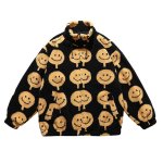 画像5: Snoopy Fleece fleece half zip jacket blouson ユニセックス 男女兼用 スヌーピー フリース ハーフジップジャケット ボンバー ブルゾン (5)
