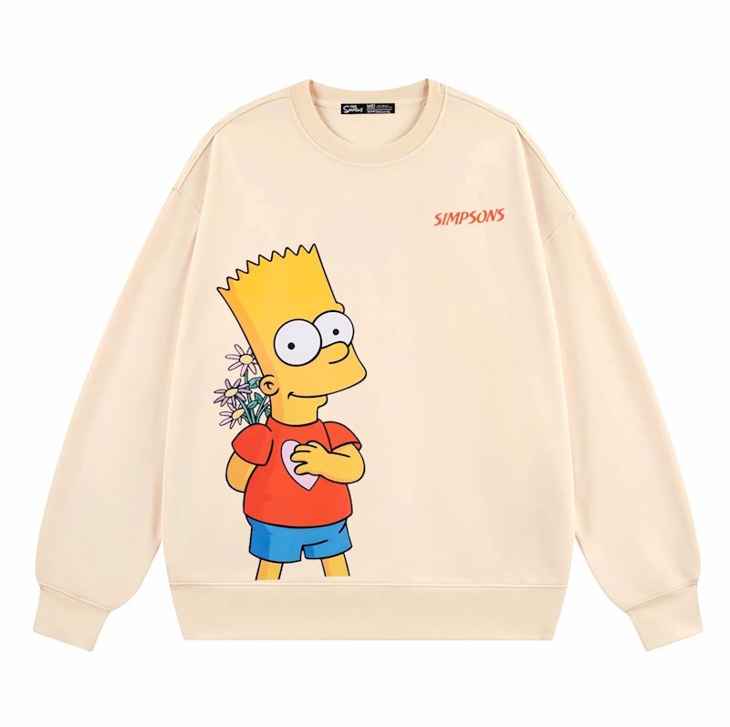 画像3: Unisex Confession Bart Simpson Print Sweatshirt　 男女兼用コンフェスバートシンプソンプリントスウェット プルオーバー トレーナー (3)