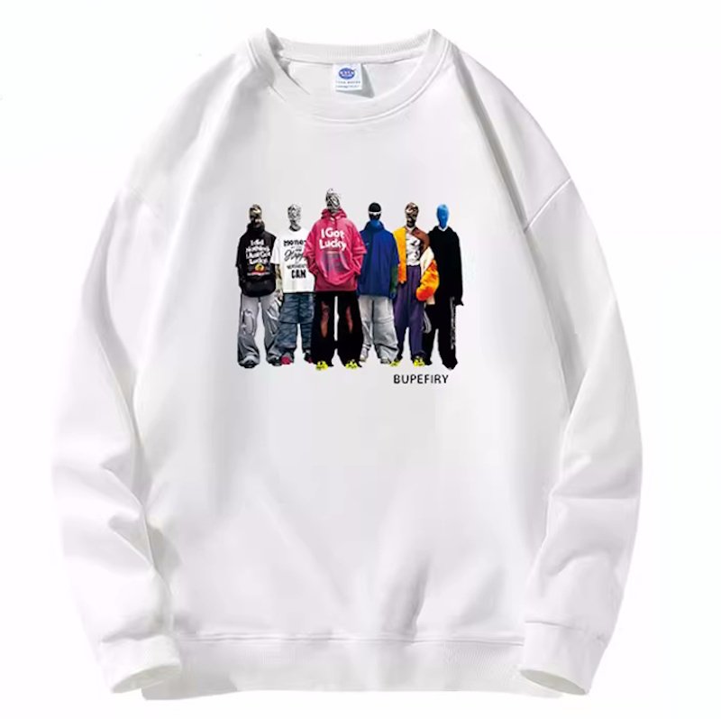 画像3: Unisex Hip Hop Boys Print Print Sweatshirt　 男女兼用ヒップホップボーイズプリントスウェット プルオーバー トレーナー (3)