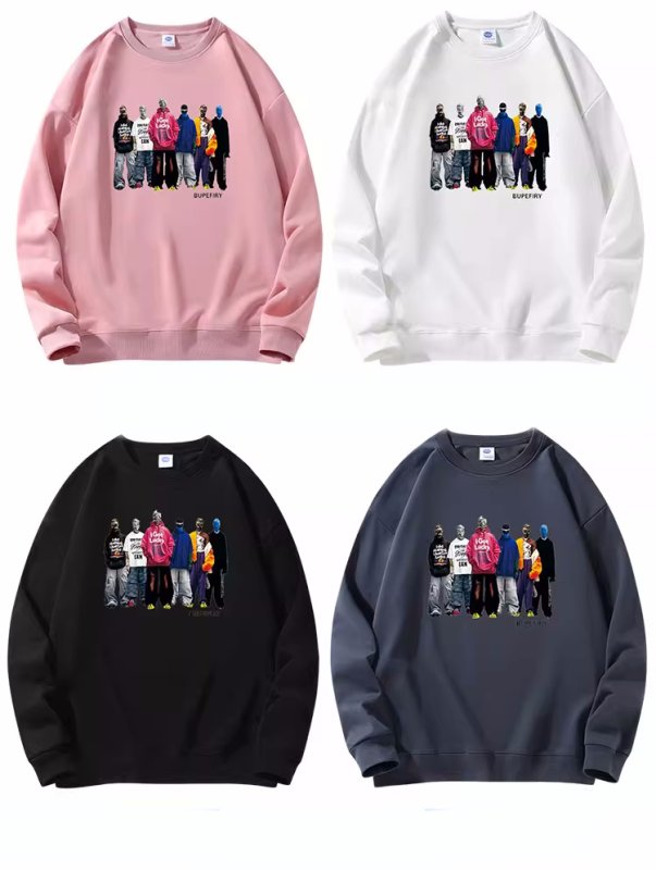 画像8: Unisex Hip Hop Boys Print Print Sweatshirt　 男女兼用ヒップホップボーイズプリントスウェット プルオーバー トレーナー (8)