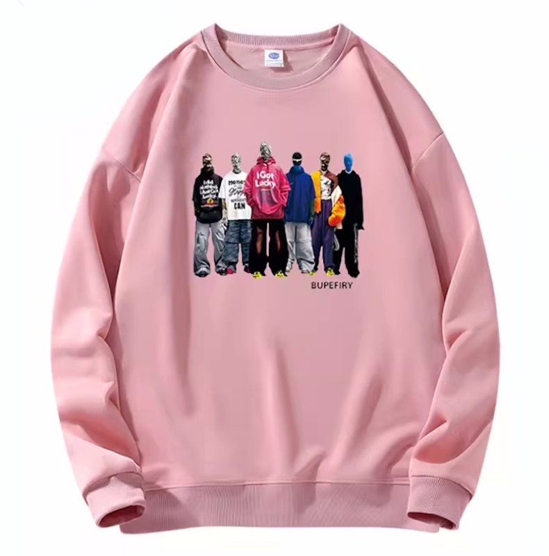 画像6: Unisex Hip Hop Boys Print Print Sweatshirt　 男女兼用ヒップホップボーイズプリントスウェット プルオーバー トレーナー (6)