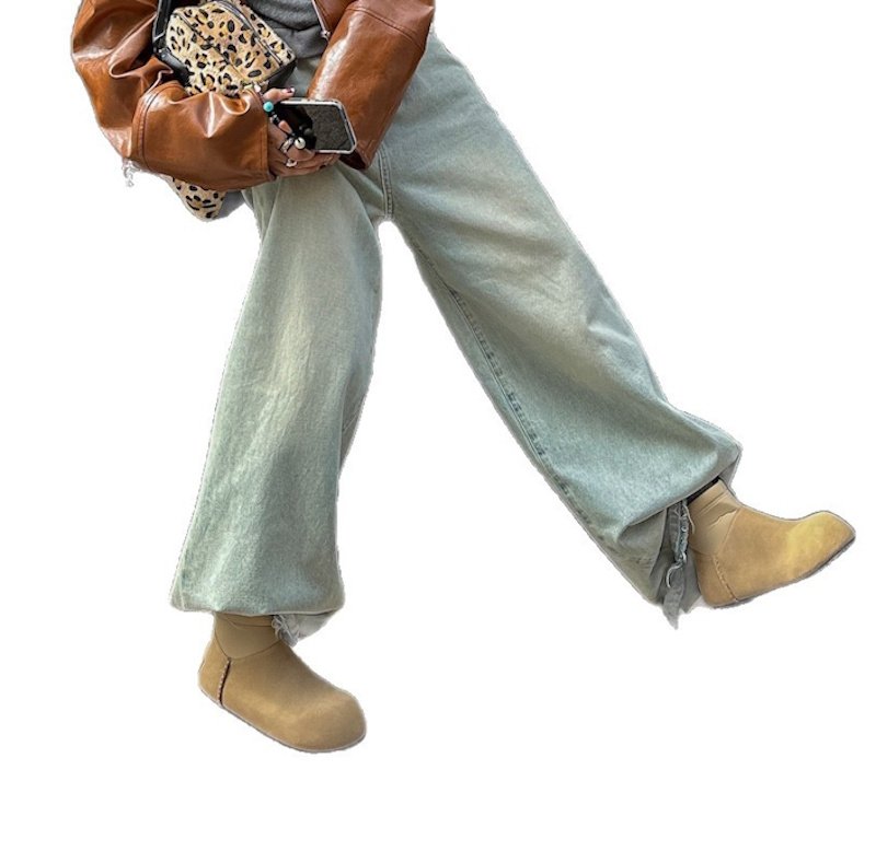 画像7: Big-toe  platform leather boots　ビッグトゥ 厚底レザーブーツブーツ  (7)