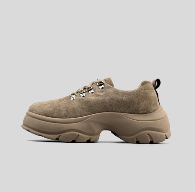 画像3: Men's British platform lace-up leather derby shoes  厚底レザーレースアップレザーダービーシューズスリッポンローファースニーカー (3)