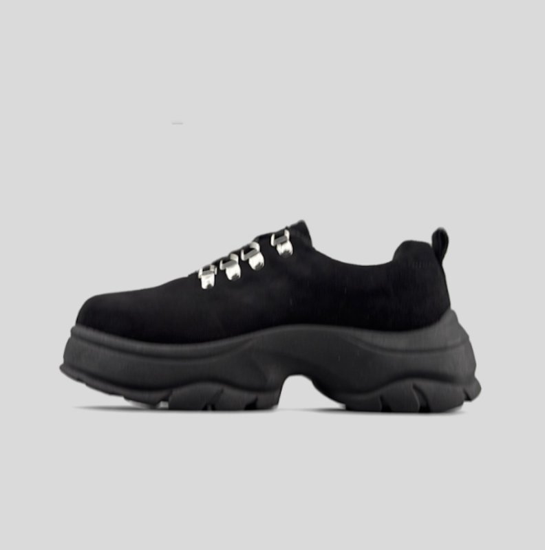 画像6: Men's British platform lace-up leather derby shoes  厚底レザーレースアップレザーダービーシューズスリッポンローファースニーカー (6)