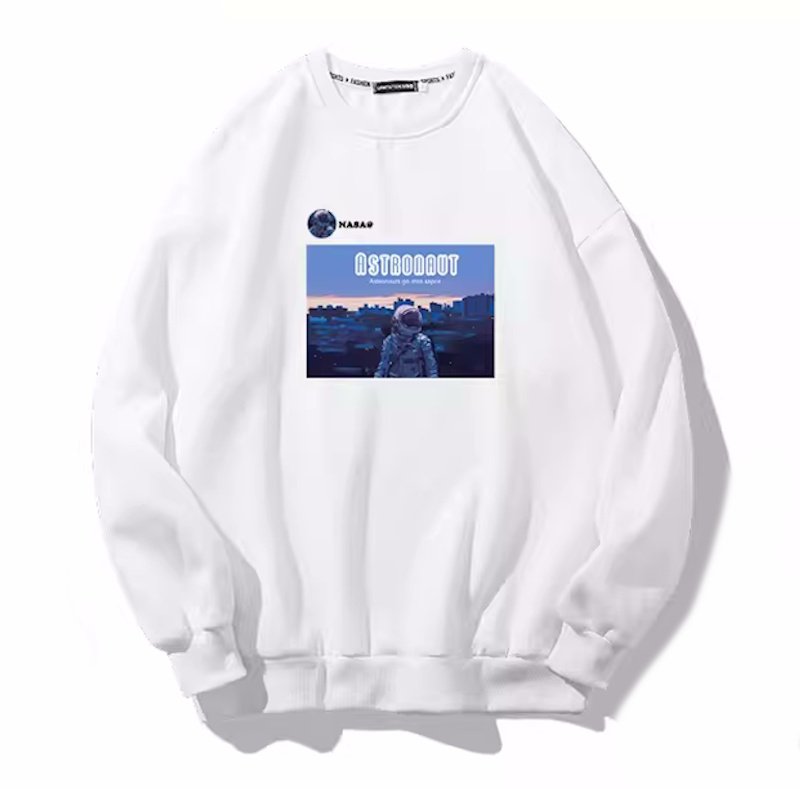 画像3: Unisex NASA x Astronaut Photo Print Sweatshirt　 男女兼用ナサ×宇宙飛行士フォトプリントスウェット プルオーバー トレーナー (3)