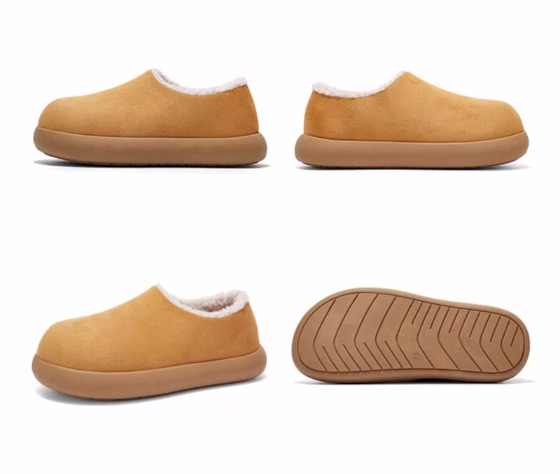 画像5: Unisex Mid-top sheepskin warm flat slip-on  boots　男女兼用ユニセックスミッドトップシープスキンウォームフラットスリッポンブーツ (5)